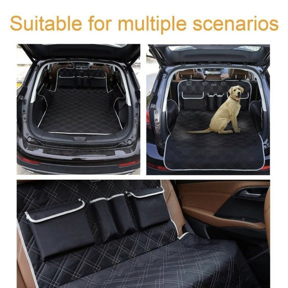 BRONZEMAN- Pet Heavy Duty Backseat Protector Prevents Hair, Dirt & Scratches - Picture 6 of 7